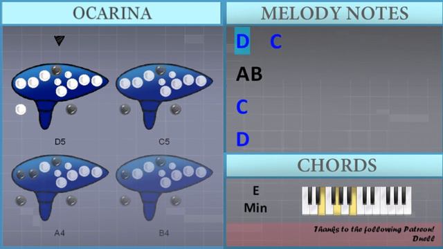How to play A Beautiful Song (NiER Automata) by Keiichi Okabe on Ocarina (Tutorial) смотреть онлайн