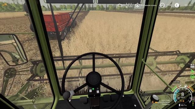 ✅ #FS19 . Уборка зерновых. Очередной день в колхозе. Карта АгроМаш #стрим 8 смотреть онлайн