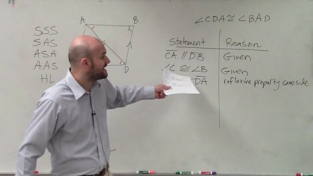 Proving Two Triangles are Congruent by a Two Column Proof - Congruent Triangles смотреть онлайн