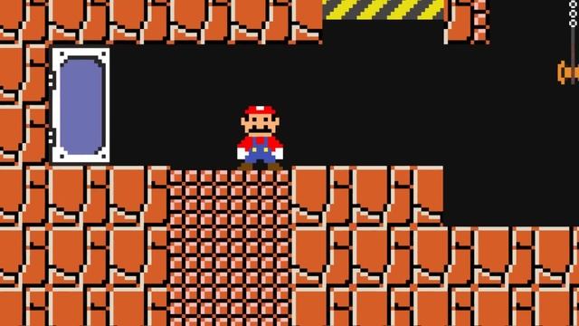 Mario and Tiny Marios Rising Acid Escape