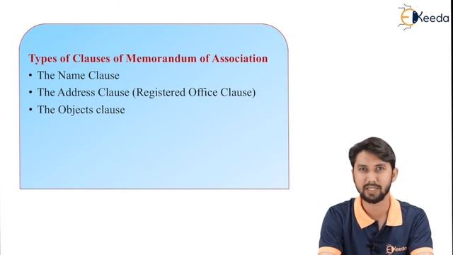 Types of Clause in Memorandum of Association - Documents Related to Formation of Company смотреть онлайн
