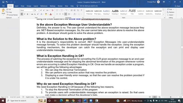 Exception Handling in C# | Exception Handling in CSharp with Examples смотреть онлайн
