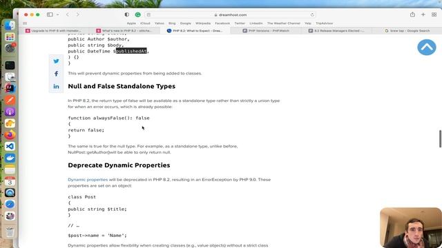 PHP 8.2, New Features смотреть онлайн