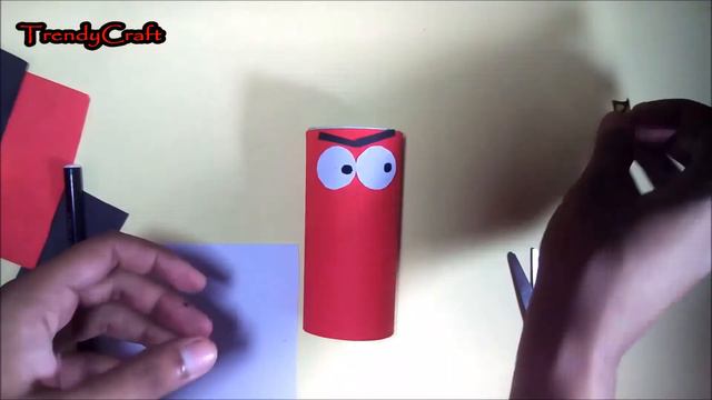 How to Make a Paper Angry Bird-Easy origami Cartoon by TrendyCraft смотреть онлайн