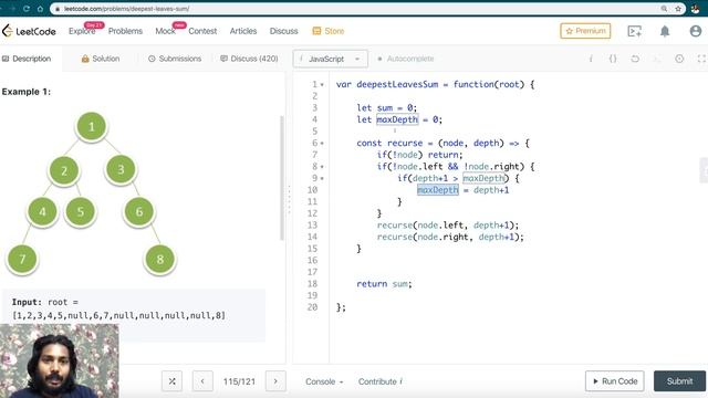 Deepest Leaves Sum | LeetCode | SOLUTION | Binary tree | DFS | LeetCode - Hands on Problem solving смотреть онлайн