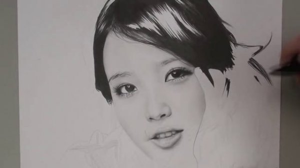 IU - Graphite Pencil Drawing