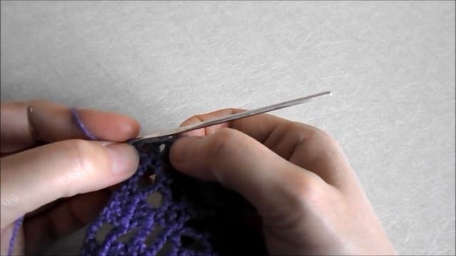 51. Узор с листочками для шали или бактуса/ Crochet Shawl