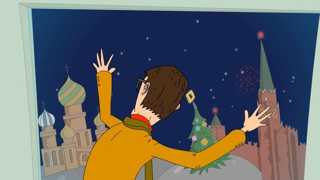 Новогодняя открытка для компании Венеция Стоун смотреть онлайн