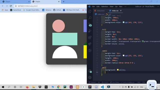Basic Shapes using pure CSS | Triangle , parallelogram , star , circle etc | TanCodes ? смотреть онлайн