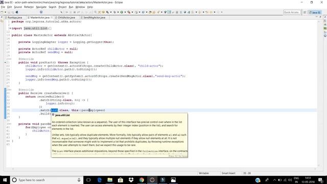 Akka Toolkit - Actor - System/Path/Selection implementation using Java смотреть онлайн