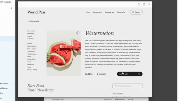 Figma tutorial: Prototype with variables