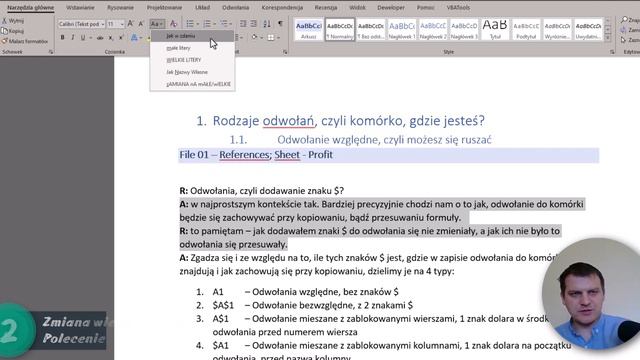 Word-34 Szybka Zmiana Wielkości Liter