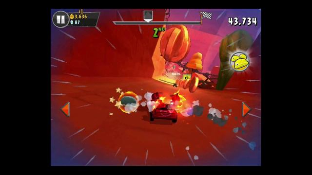 Angry Birds Go! Stunt Chapter Track 3 - Versus Hard [Gameplay Walkthrough] смотреть онлайн