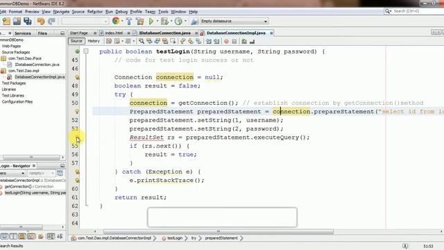 How to create a common database class in java Project Netbeans смотреть онлайн