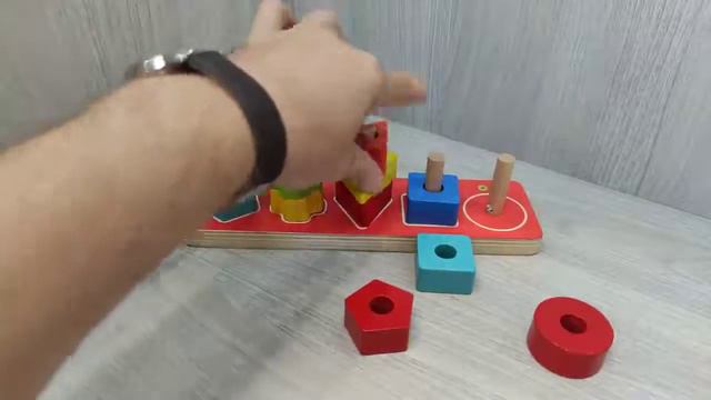 Деревянная игрушка Геометрика MD 2264 смотреть онлайн