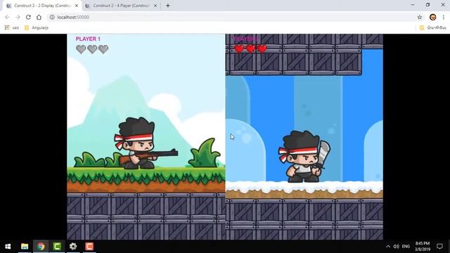 สอน Construct 2 | สร้างเกม 2 ผู้เล่นแบบแบ่งจอ ตอนที่ 1 - แนะนำเนื้อหา смотреть онлайн