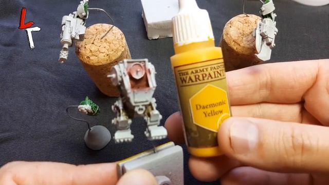 Ork Meganob красим в желтый цвет.