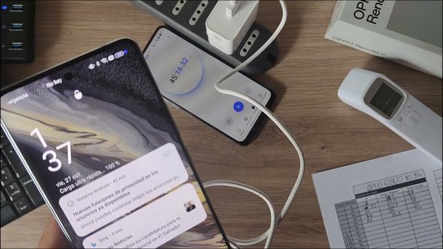 ¿Cuánto dura la batería del OPPO RENO 10 5G? Test real de bateria смотреть онлайн