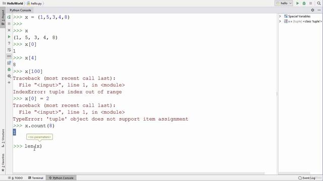 #15 python course for beginners | 3. Python Tuples | Full python course смотреть онлайн