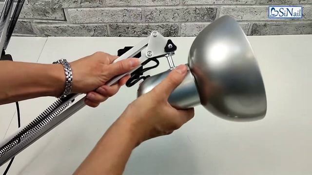 Светильник настольный (серебряный) смотреть онлайн