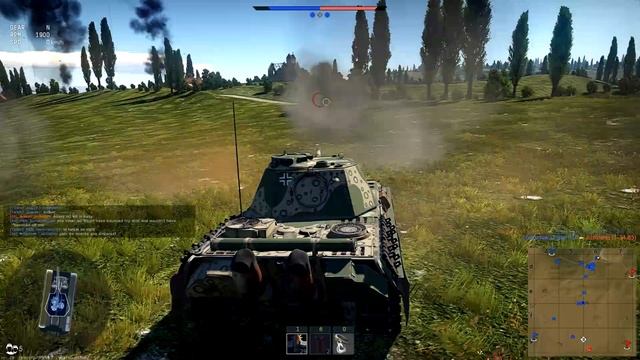 SHE'S A BIG CAT - Panther F & Fw 190 - War Thunder RB Gameplay смотреть онлайн