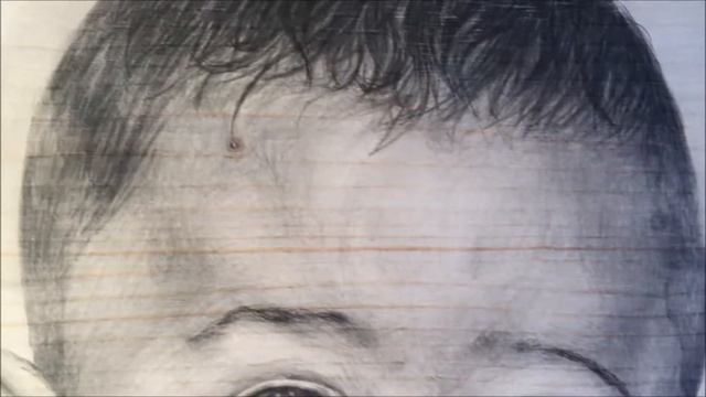 disegno a matita sul legno Damiano Bortolato ART смотреть онлайн