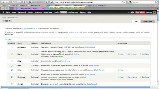 55. How the menu system works (a Drupal how-to) смотреть онлайн