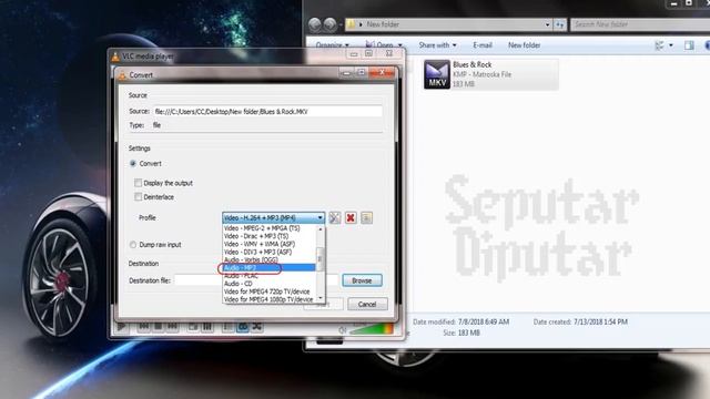 Cara Convert Mkv To Mp3 Melalui VLC Media Player смотреть онлайн
