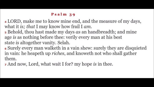 Psalm 39 sung by the church in Dallas 1970s смотреть онлайн