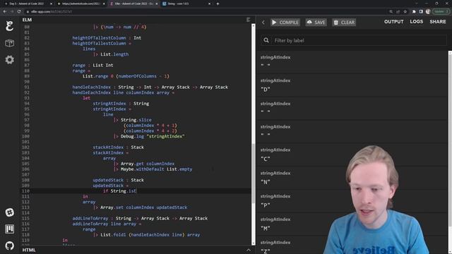 Day 5: Learn Elm with Advent of Code смотреть онлайн