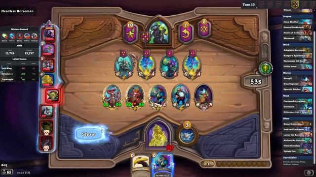 Hitting Absolutely Everything With Naga | Dogdog Hearthstone Battlegrounds смотреть онлайн