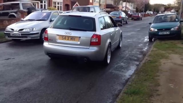 S4 4.2 V8 with muffler delete straight pipes смотреть онлайн
