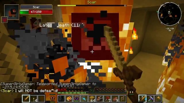 37 Minecraft SCAR MUST DIE MISSION Custom Mod Challenge S8E37 смотреть онлайн