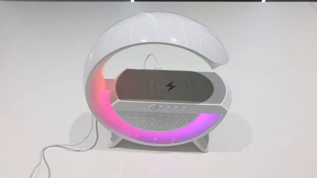 Bocina Bluetooth Cargador Inalámbrico 3 En 1 Con Rgb Luces смотреть онлайн