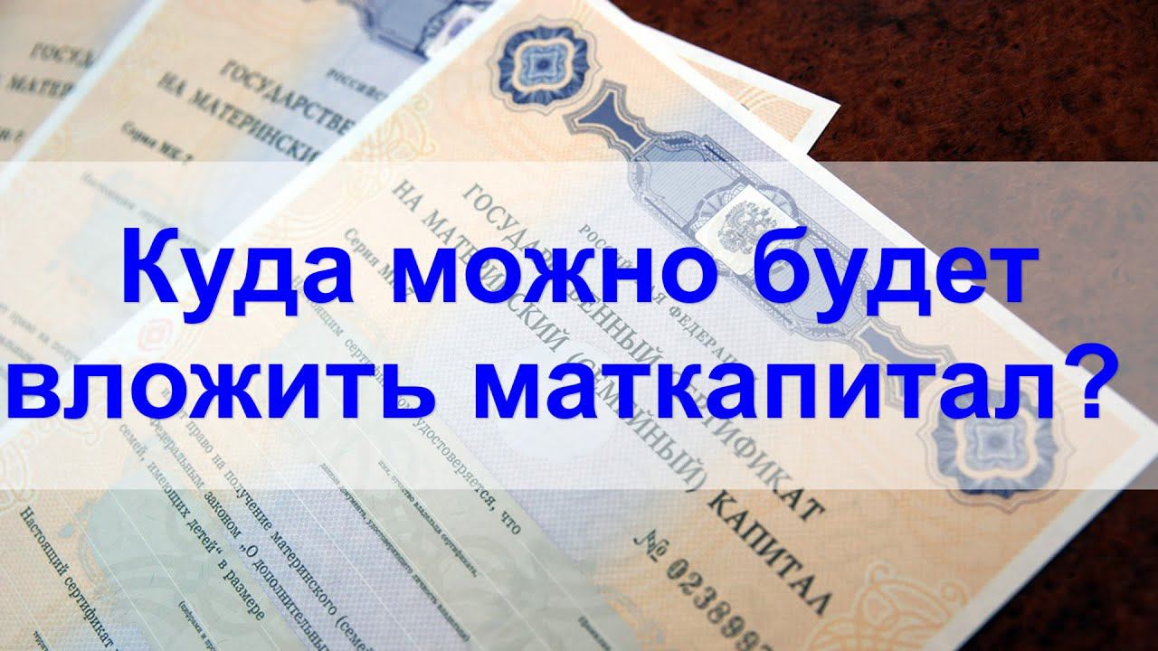 Минэкономразвития предложило разрешить инвестировать материнский капитал смотреть онлайн