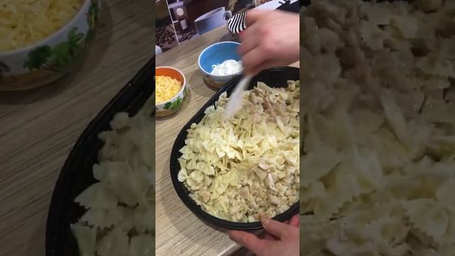 Рожки с куриным филе в духовке смотреть онлайн