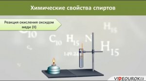 Видеоурок по химии "Понятие о спиртах"