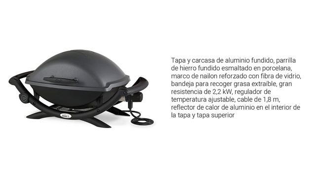 Weber Q 2400 Dark Gray | Características, precio, alternativas y recomendación final | Informe 2022 смотреть онлайн