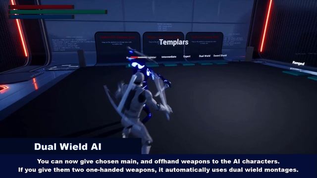 ADVANCED RPG COMBAT TEMPLATE v4 - Dual Wield Weapons, Shields, Reworks Showcase Trailer смотреть онлайн