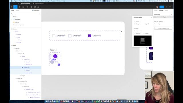 Figma - Composants interactif - Prototype & variant - Tuto FR смотреть онлайн