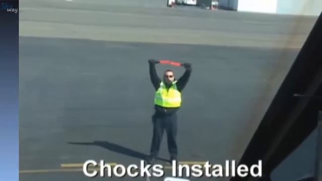 Сигналы регулировщика/встречающего ВС