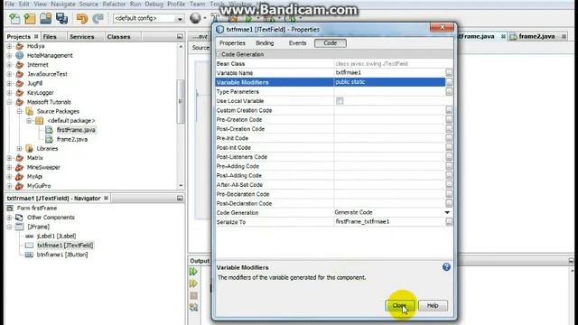 How to get TextField value from another frame in JAVA - Masi Soft - Lesson 1 смотреть онлайн