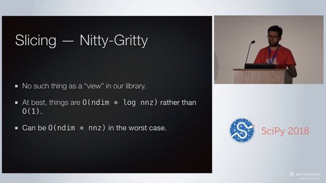 Sparse: A More Modern Sparse Array Library | SciPy 2018 | Hameer Abbasi смотреть онлайн