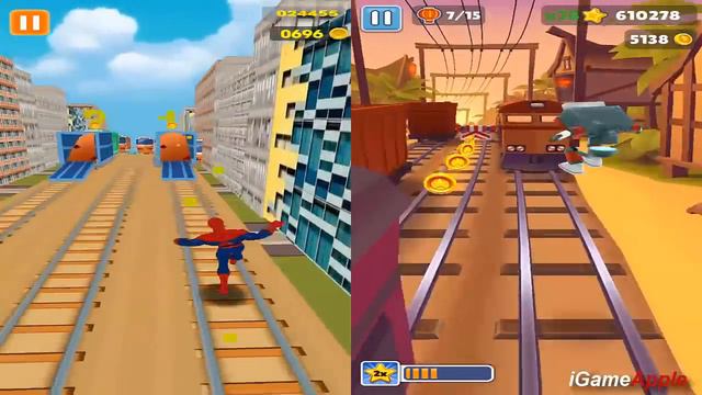 Subway Surfers Lunar New Year 2022 Spacebot vs Spider Man Hero Peter Parker Tom Holland Run Gamepla смотреть онлайн