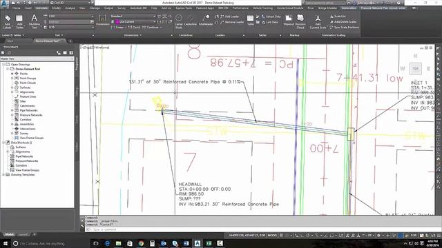 AutoCAD Civil 3D 2017 - Property Set Data смотреть онлайн