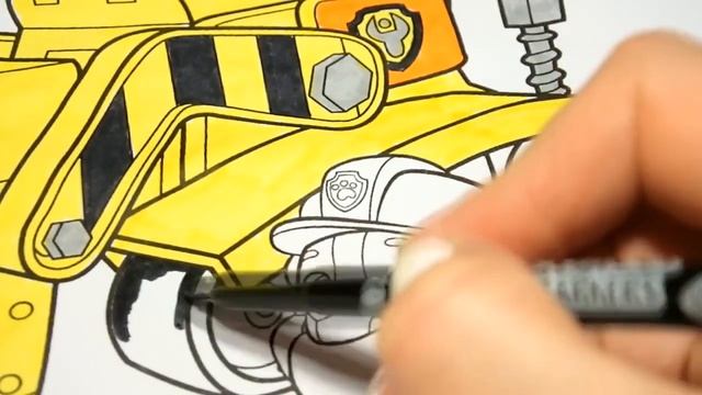 PAW Patrol: Rubble Coloring (Щенячий патруль: Раскраска Крепыша) смотреть онлайн