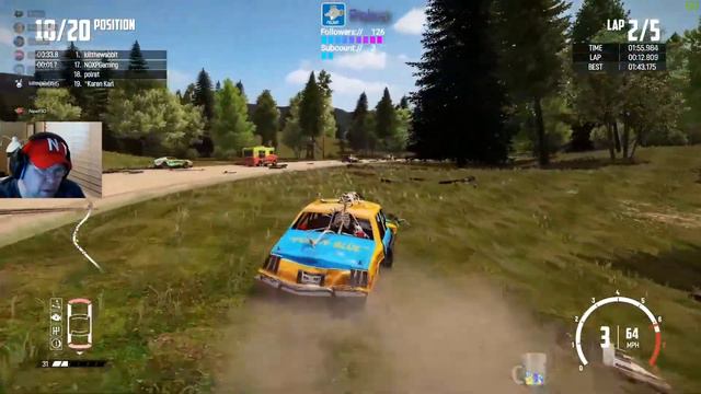 More Epic Wrecks And Crashes | Wreckfest Multiplayer Crashes And Funny Moments