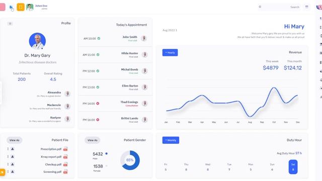 Doclinic – Best Premium Admin Template And Bootstrap UI Kit смотреть онлайн