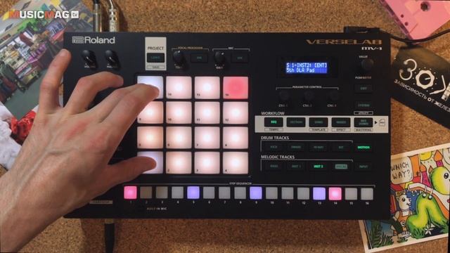 Roland Verselab MV-1 (обзор и демо) смотреть онлайн