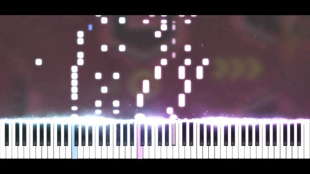 Synthesia [Piano Tutorial] Waterflame - Hexagon Force (Geometry Dash Lvl16)